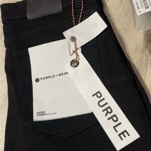 Purple Rain Classic Black Denim